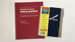 UnCalendar Planner Review Undated weekly and monthly planner [upl. by Osbourne673]