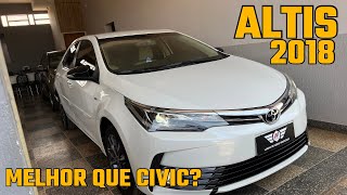 COROLLA ALTIS 2018 Melhor configuração de Corolla Avaliação completa [upl. by Ellwood834]