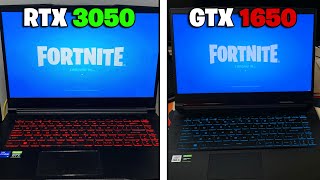 RTX 3050 vs GTX 1650 Laptop [upl. by Dibru623]