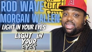 I Knew It Was A Fake Song  Rod Wave Ft Morgan Wallen  quotLights in your eyesquot  Reaction Video [upl. by Thorr673]