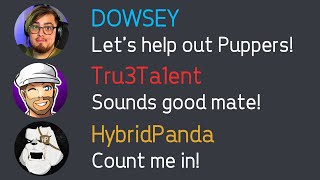 DOWSEY vs Tru3Ta1ent amp HybridPanda for Charity [upl. by Llenwad]