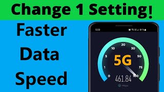 How to get Faster Mobile Data speed when you change a simple setting  Howotosolveit [upl. by Trevar604]