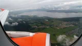 Inverness hard Landing short field Easyjet Airbus Full HD [upl. by Niliac314]