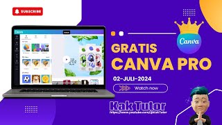 Cara Mendapatkan Akun Canva Pro 02 Juli 2024  KakTutor [upl. by Intyrb]