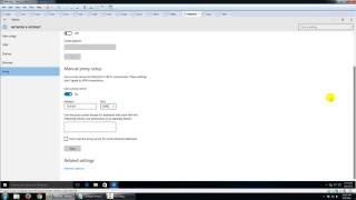 Configure Proxy Settings in Windows 10 [upl. by Melbourne362]