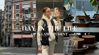 DAY IN MY LIFE AS A LAW STUDENT  uni vlog law school campus life [upl. by Macilroy]