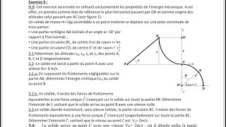 Énergie potentielle amp énergie mécanique Exercice 1 [upl. by Chesney]