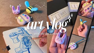 ART VLOG ★ Havayla Kuruyan Kil  El Çizimi  Moleskine Defter eng subs [upl. by Selry]