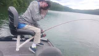 Hiwassee Lake Striper [upl. by Myke]