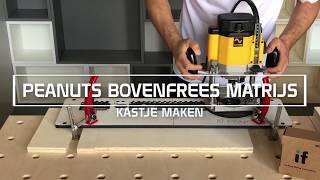 Peanuts plaatverbinders met bovenfrees matrijs  Kastje maken [upl. by Nico]