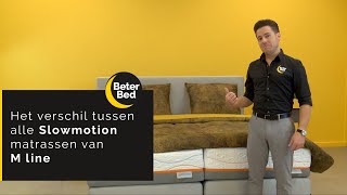 Wat is het verschil tussen alle Slowmotion matrassen van M line  Beter Bed [upl. by Ohs]