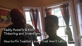 How to Fix a Toaster Lever That Wont Latch Down [upl. by Onairotciv481]