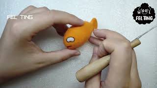 【DIY Handicrafts】Clownfish Wool Felt DIY Tutorial [upl. by Akital865]