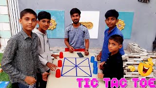 Play Tic Tac Toe Game and Win Exciting Prizes Fun Village Games PART12 [upl. by Ahsahtan]