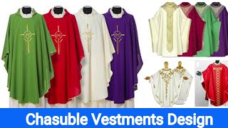 chasuble vestments Design  Priest vestments  Chasuble vestments  Chasuble vestments Collection [upl. by Haididej446]