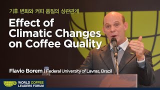 WCLF2012 Effect of Climatic Changes on Coffee Quality  세계 기후변화가 커피 품질에 미치는 영향  Flavio Borem [upl. by Lory]