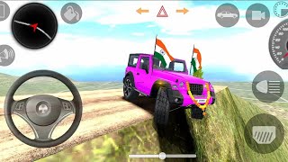 Dollar Song Modified Mahindra Pink Thar  Indian car simulator 3d  Android Gameplay [upl. by Eaton]