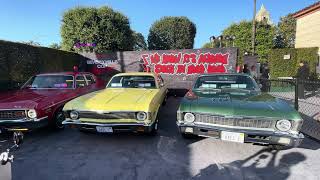 Beverly Hills Cop Axel F Premiere Party Chevy Novas [upl. by Udall]