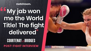 WHAT A FIGHT Shannon Courtenay beats Ebanie Bridges to win WBA World Title [upl. by Tris]