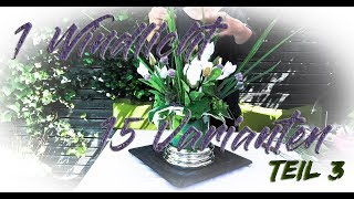 DIY  Windlicht dekorieren 💜easy   1 Glas  15 VARIANTEN  TEIL 3 [upl. by Icyac]