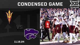 Arizona State vs Kansas State Condensed Game  2024 Big 12 Football [upl. by Czarra]