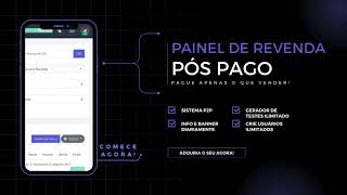 MELHOR PAINEL IPTV POS PAGO DE 2024 tvbox revendaiptv [upl. by Tolmann]