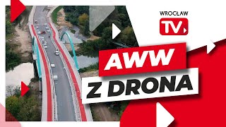 Zobacz Aleję Wielkiej Wyspy z powietrza Budowa powoli finiszuje Wrocław TV [upl. by Ready]