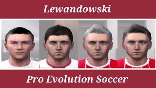 Robert Lewandowski  Stats Evolution  PES 2010 ao PES 2022  PS2 [upl. by Zulaledairam]