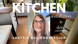 My New Shuttle Bus Kitchen [upl. by Nnaitsirhc411]