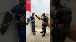 Captain America vs venom fightshorts [upl. by Acinorev]