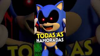 Todas as NAMORADAS do Sonicexe 🥰 games sonic shorts [upl. by Simonette100]