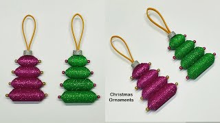 DIY handmade Christmas Ornaments for Home Decorations  Lets Make Some Christmas Tree Ornaments [upl. by Adnylem]