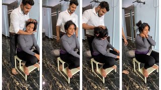 Chiropractic Adjustment in Bhubaneswar  Dr Asimjit  6305284385 divine Physiotherapy neck pain [upl. by Adnoyek]