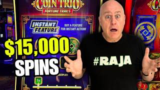 15000SPIN LARGEST BUYABONUS BETS IN SLOT MACHINE HISTORY [upl. by Vally]