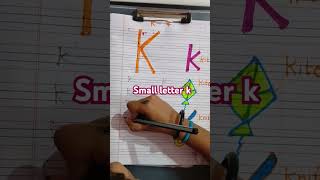 English Writing Small Letters a to z  English Handwriting in four lines  English alphabet k abcd [upl. by Stefania]