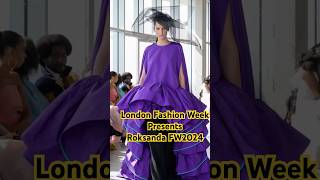 Designer Roksanda Show One of Highlights London Fashion Week 2024 shorts catwalk fashionweek [upl. by Akemahc64]