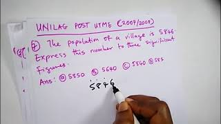 UNILAG PostUTME Past Questions Solved 20072008 Maths [upl. by Haggai401]