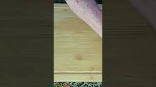 How to Take Care of Bamboo Cutting Boards or Any wood Cutting Board shorts [upl. by Ymled826]