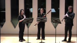 Canteloube Rustiques  Reverie  Cleveland Wind Trio [upl. by Havot]