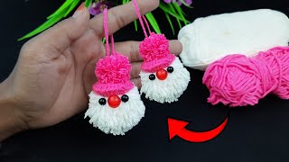 Its so Beautiful ❤️🌟 DIY Gnome Christmas Ornaments  Super Easy Gnome Making Idea with Yarn [upl. by Kathe]