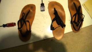 Make your own DIY Huarache sandals [upl. by Yemaj]