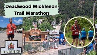 Deadwood Marathon on the George Mickelson Trail plus packet pick up to complete South Dakota [upl. by Ahterahs]