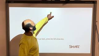 Smart board part 2 Calibration and Software in action [upl. by Einra]