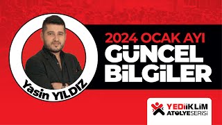 OCAK AYI GÜNCEL BİLGİLER  2024 KPSS VATANDAŞLIK  Yasin YILDIZ [upl. by Bord]