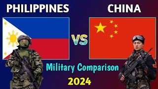 Philippines vs China Military Power Comparison 2024  China vs Philippines Military Comparison 2024 [upl. by Wollis]