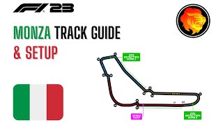 Monza Track Guide amp Setup  F1 23 [upl. by Helali]