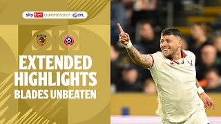 BLADES UNBEATEN  Hull City v Sheffield United extended highlights [upl. by Shaun]