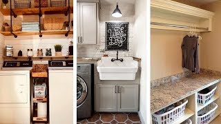 24 Super Creative Laundry Room Storage Ideas [upl. by Ellekcir581]