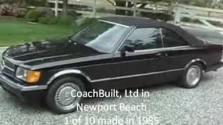 1985 Mercedes 500SEC Cabriolet Ca Car For Sale [upl. by Nich560]