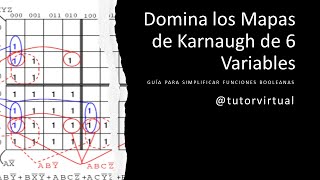 Domina los Mapas de Karnaugh de 5 y 6 Variables Guía para Simplificar Funciones Booleanas [upl. by Nele]